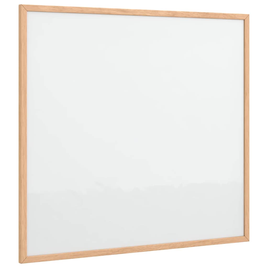 vidaXL Tablica magnetyczna z ramą z litego drewna sosnowego 60x55 cm