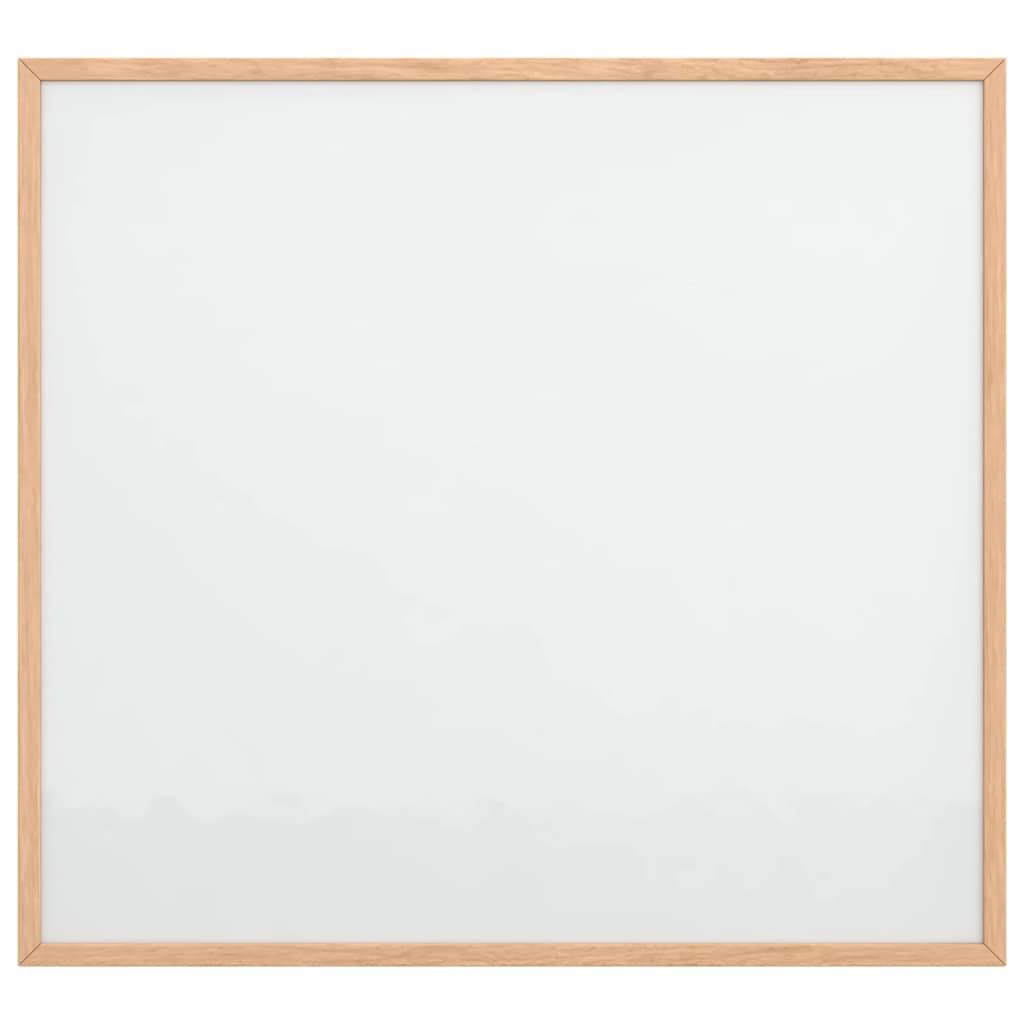 vidaXL Tablica magnetyczna z ramą z litego drewna sosnowego 60x55 cm