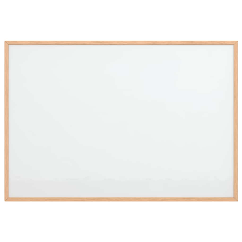 vidaXL Tablica magnetyczna z ramą z litego drewna sosnowego 80x55 cm