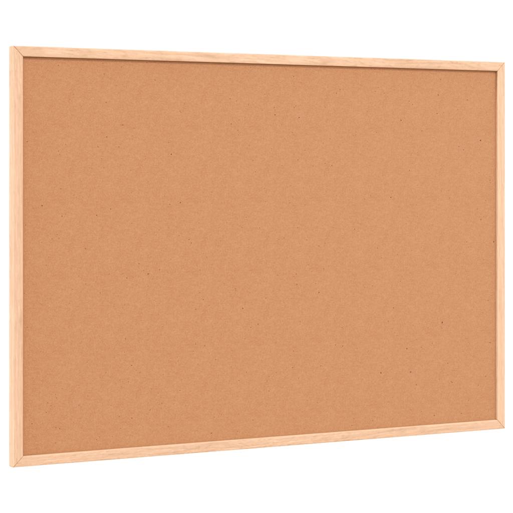 vidaXL Tablica magnetyczna z ramą z litego drewna sosnowego 80x55 cm
