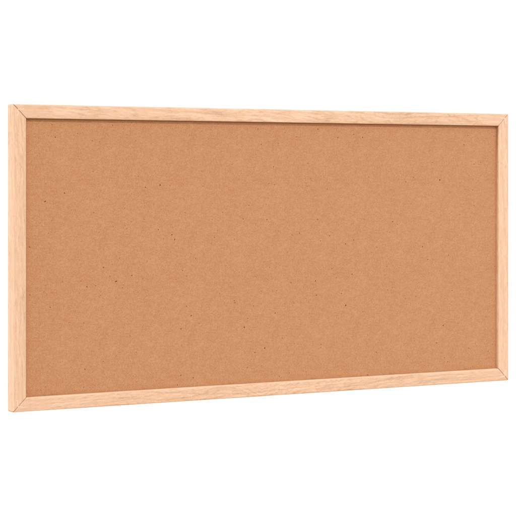 vidaXL Tablica kredowa z ramą z litego drewna sosnowego, czarna, 60x30 cm