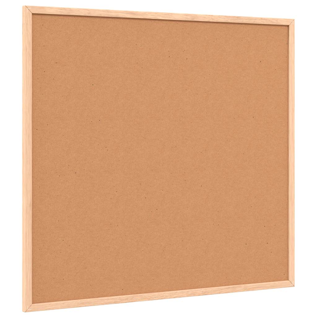 vidaXL Tablica kredowa z ramą z litego drewna sosnowego, czarna, 60x55 cm