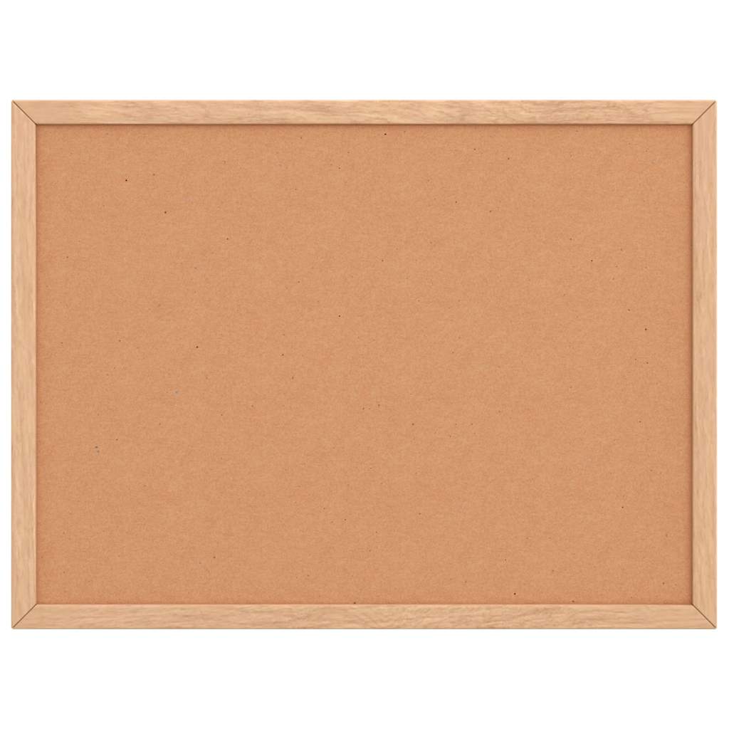 vidaXL Tablica korkowa z ramą z litego drewna sosnowego 40x30 cm