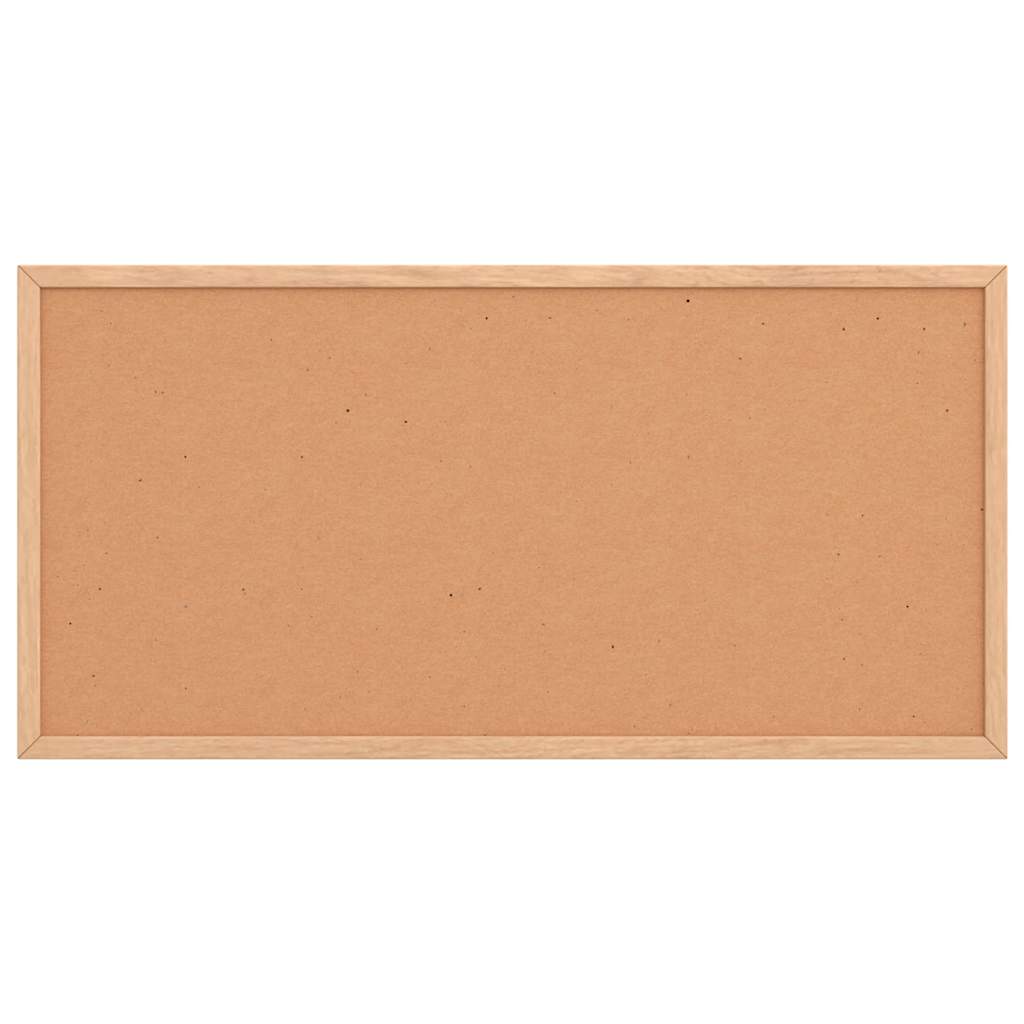 vidaXL Tablica korkowa z ramą z litego drewna sosnowego 60x30 cm