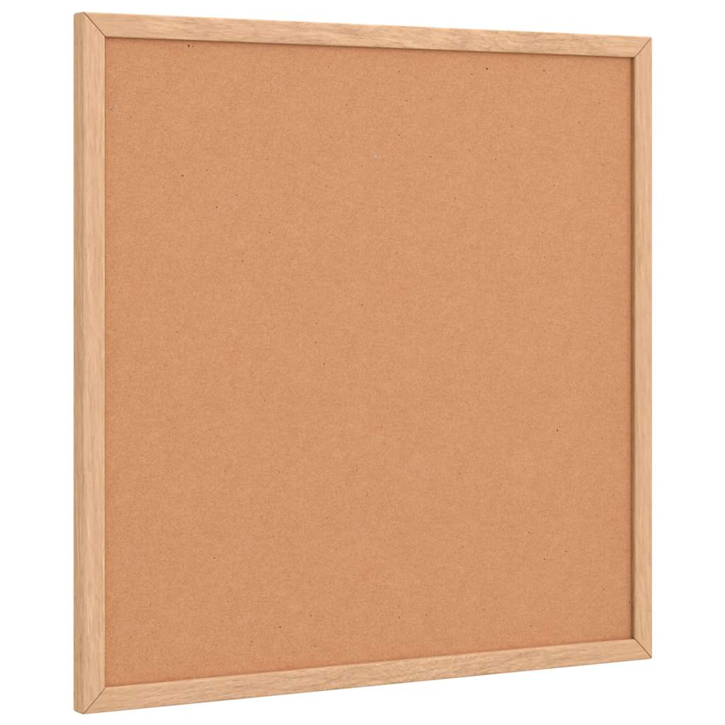 vidaXL Tablica korkowa z ramą z litego drewna sosnowego 40x40 cm