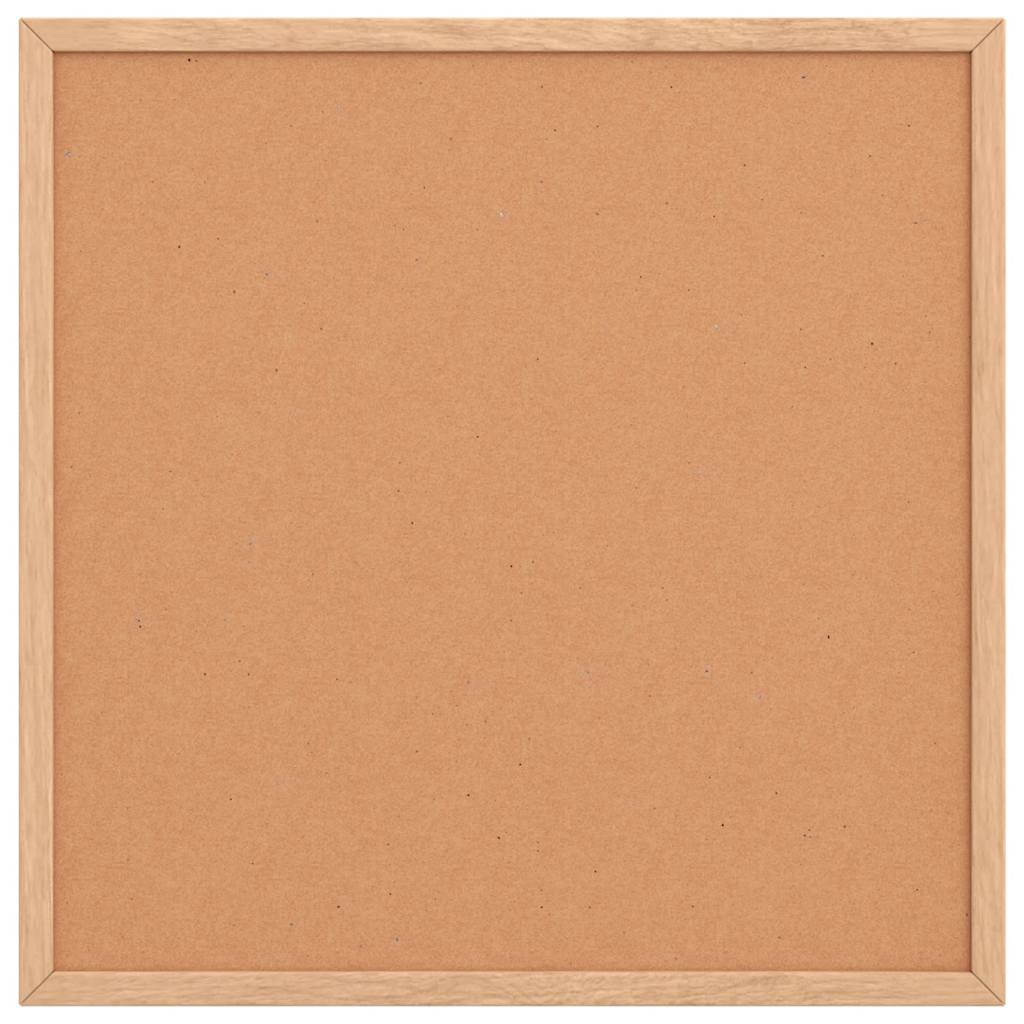 vidaXL Tablica korkowa z ramą z litego drewna sosnowego 40x40 cm