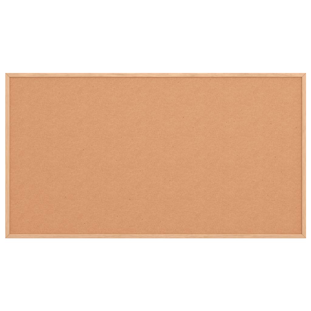 vidaXL Tablica korkowa z ramą z litego drewna sosnowego 100x55 cm