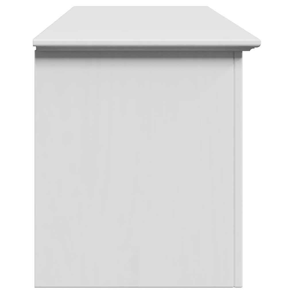 vidaXL Ławka do przedpokoju, BODO, biała, 114x40x45 cm