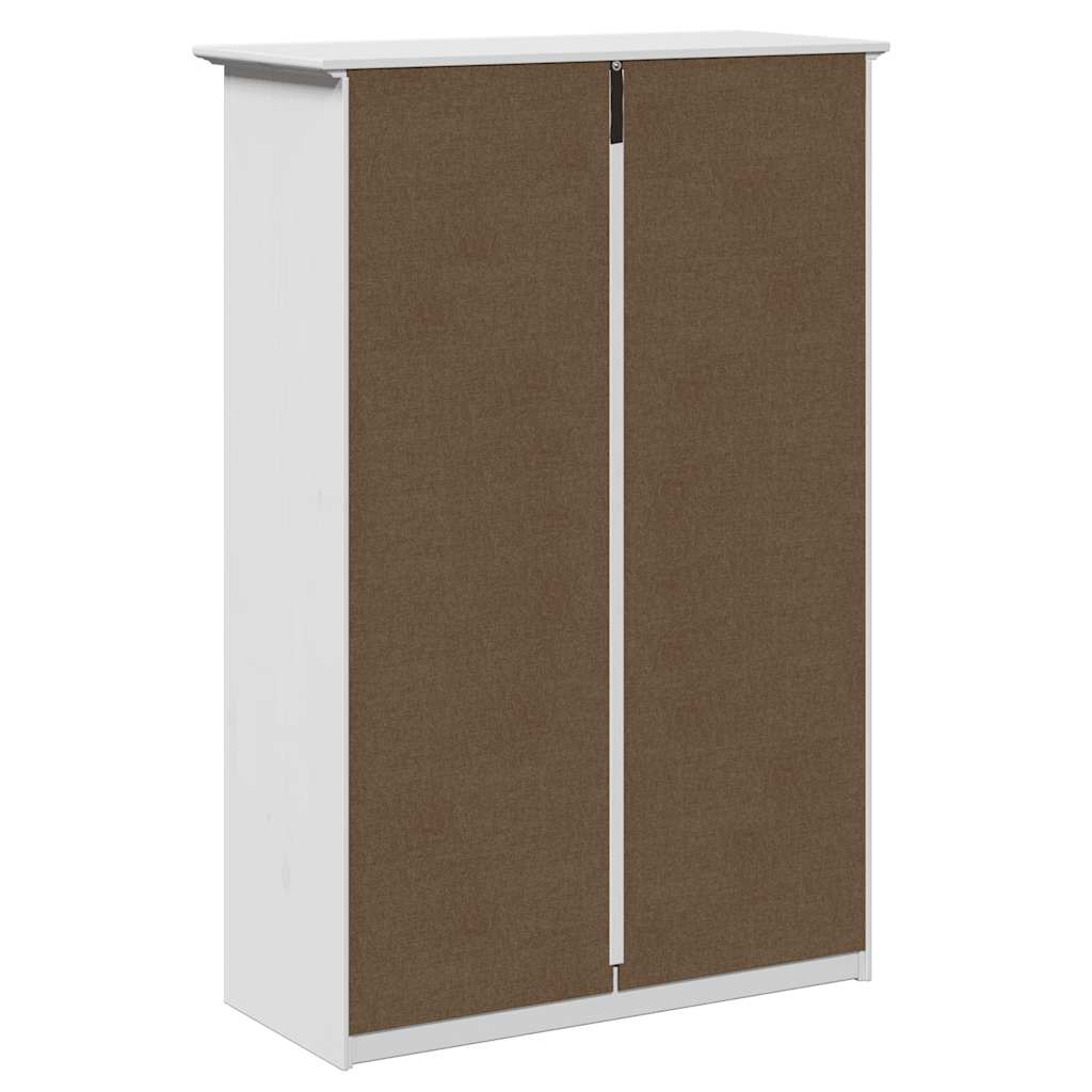 vidaXL Stojak na buty, BODO, biała, 80x35x118 cm
