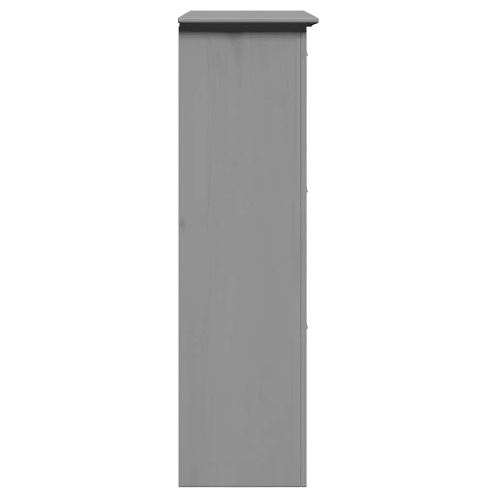 vidaXL Stojak na buty, BODO, szara, 80x35x118 cm