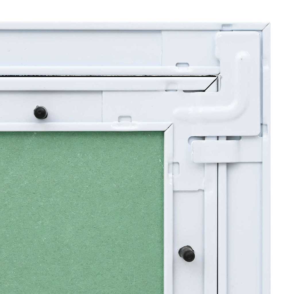 vidaXL Panel dostępu Zielony i Srebrny 20 x 20 cm