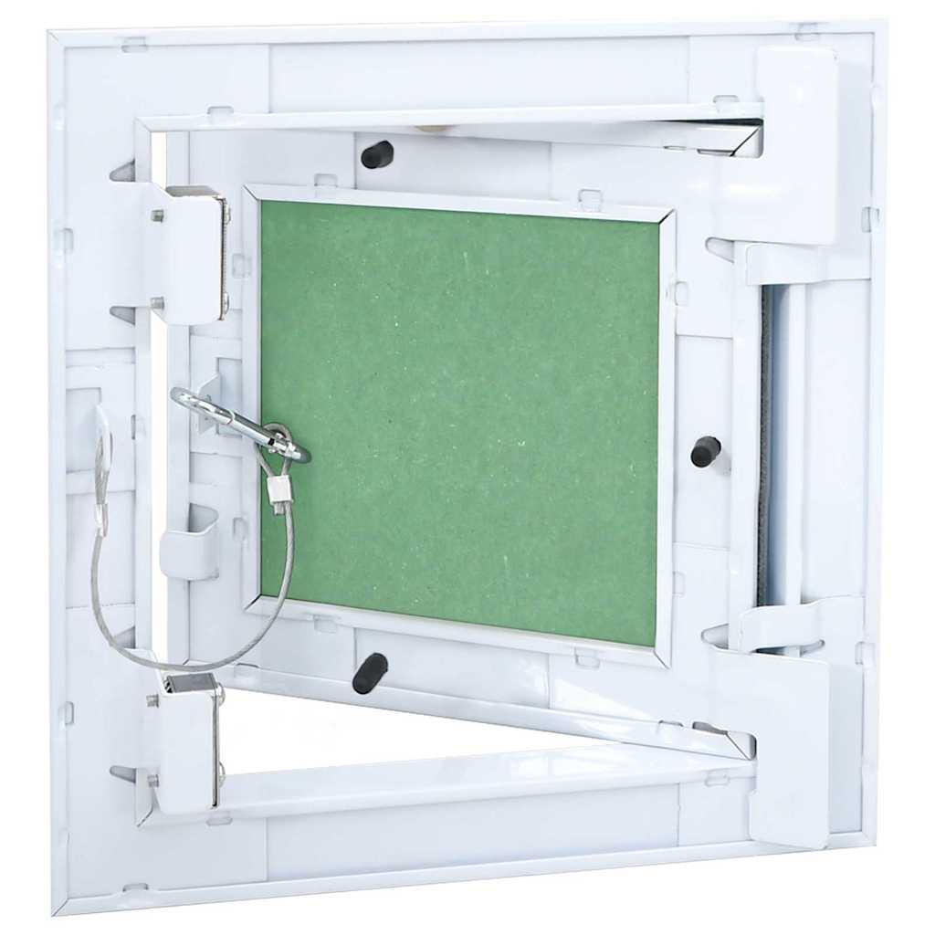 vidaXL Panel dostępu Zielony i Srebrny 20 x 20 cm