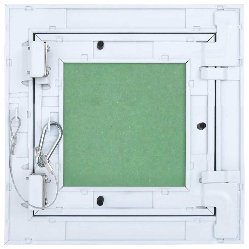 vidaXL Panel dostępu Zielony i Srebrny 20 x 20 cm