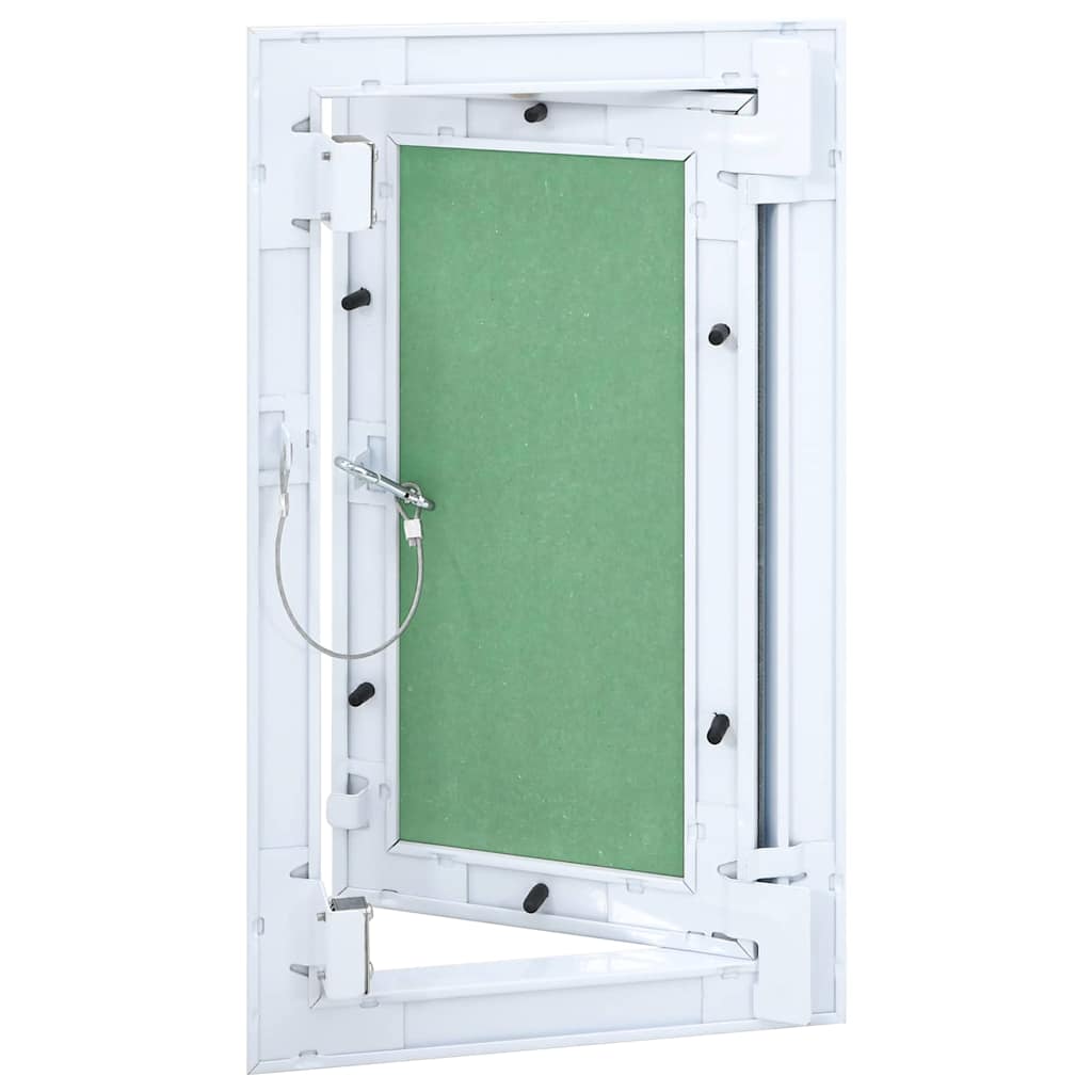vidaXL Panel dostępu Zielony i Srebrny 20 x 35 cm