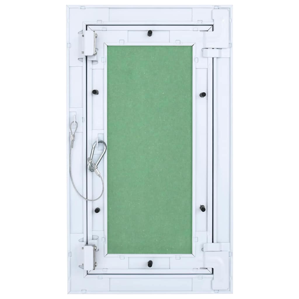 vidaXL Panel dostępu Zielony i Srebrny 20 x 35 cm