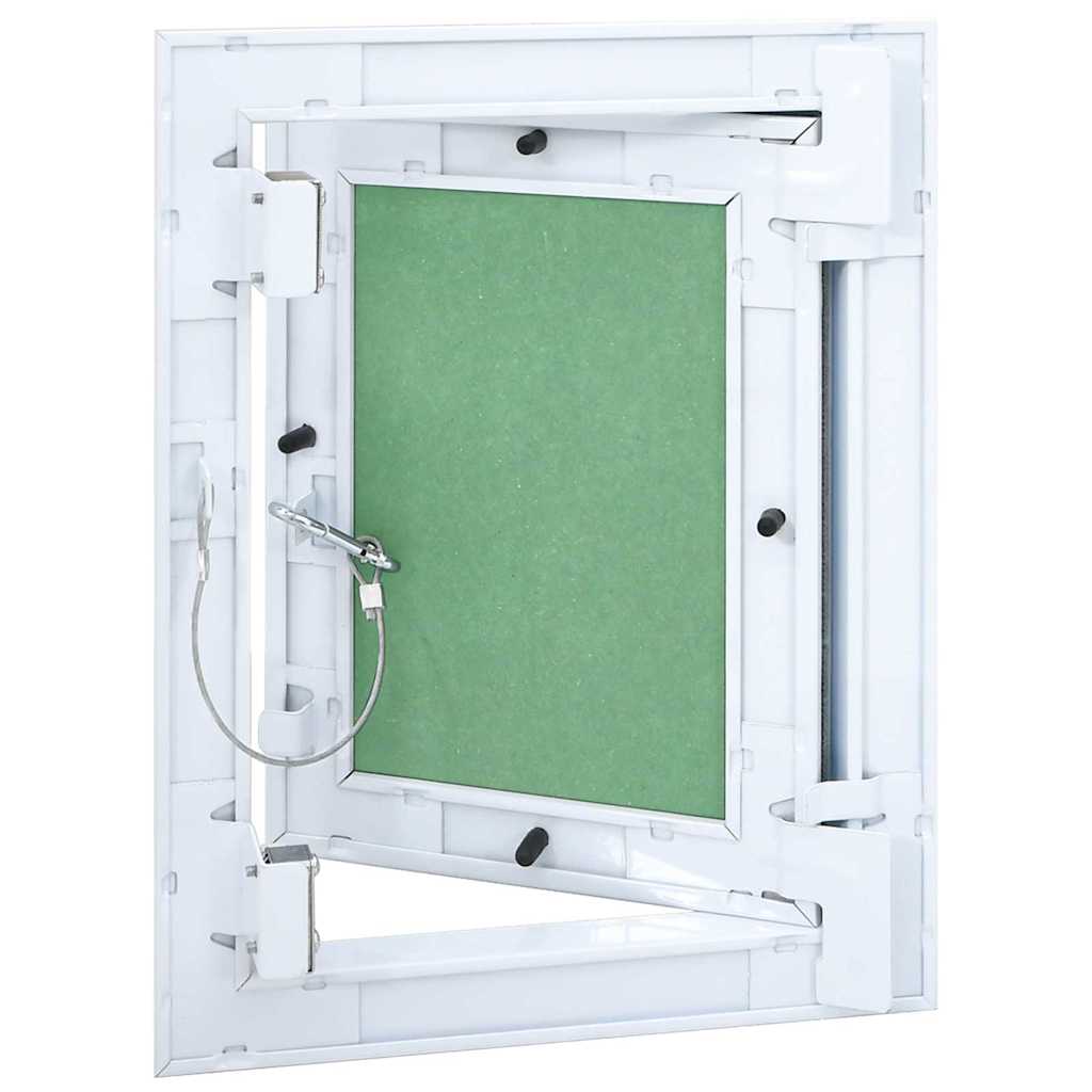 vidaXL Panel dostępu Zielony i Srebrny 25 x 30 cm