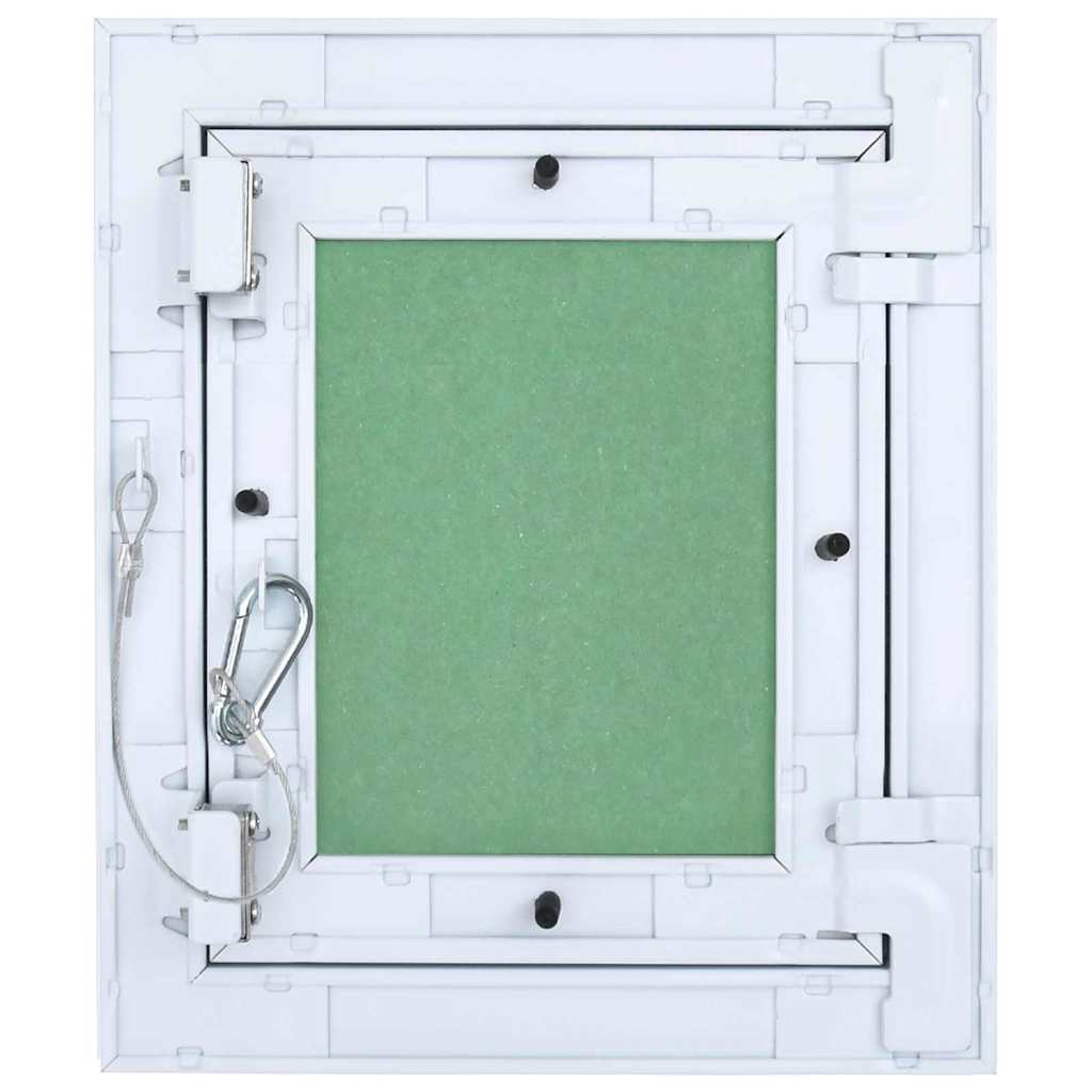 vidaXL Panel dostępu Zielony i Srebrny 25 x 30 cm