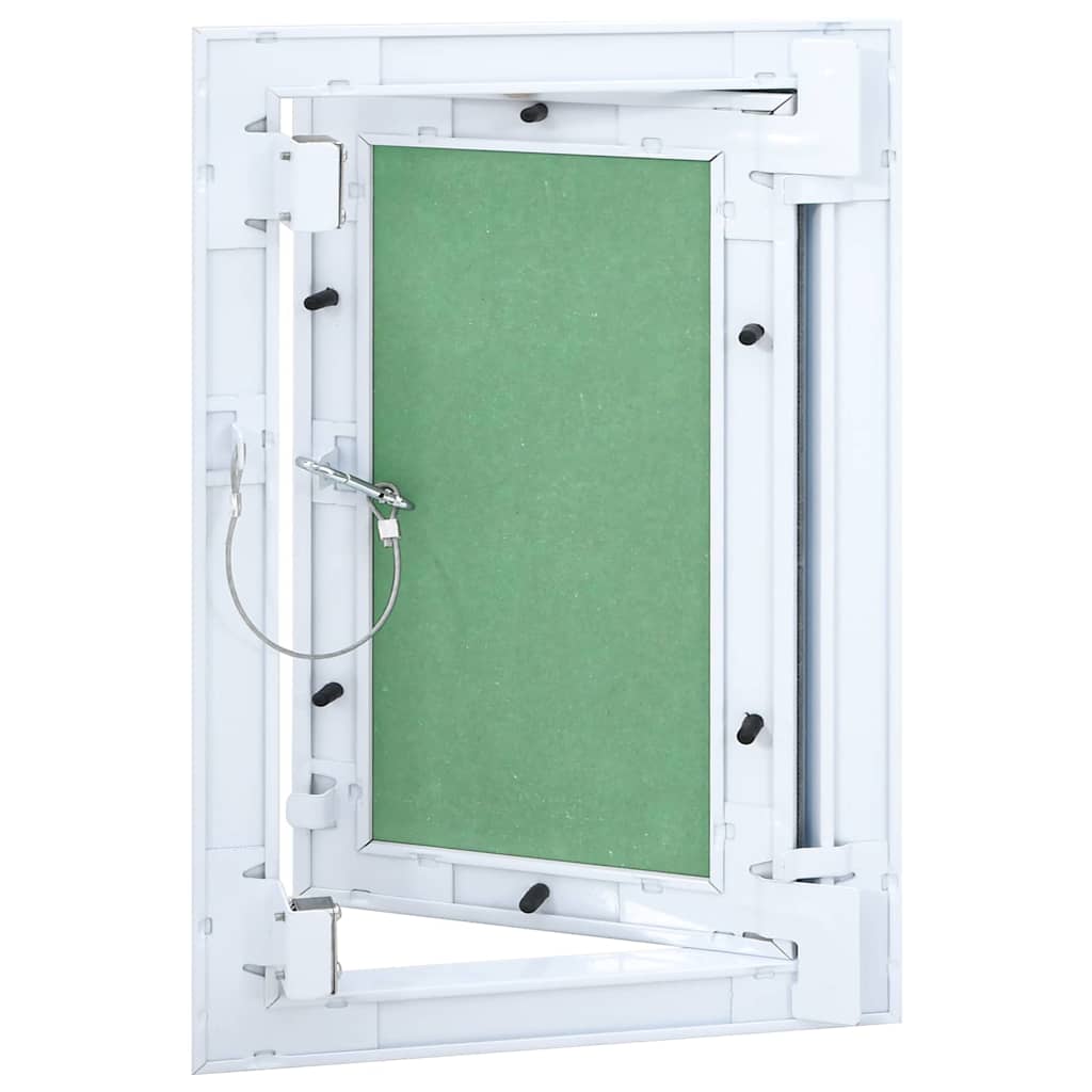 vidaXL Panel dostępu Zielony i Srebrny 25 x 35 cm