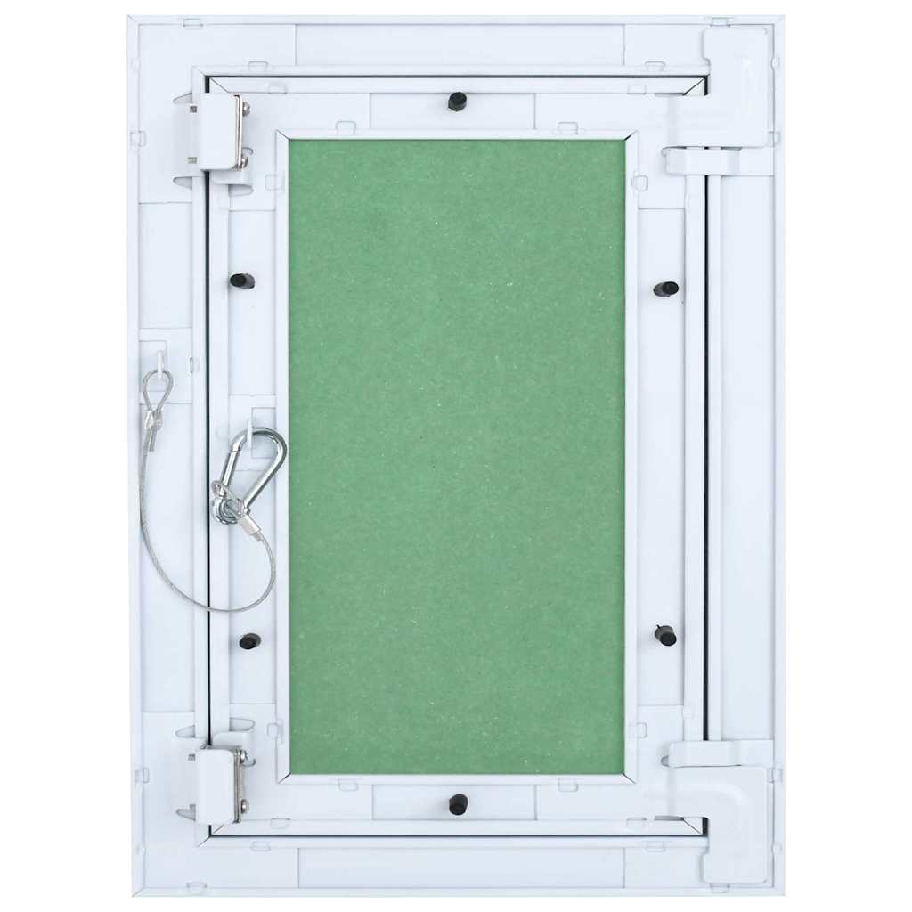 vidaXL Panel dostępu Zielony i Srebrny 25 x 35 cm