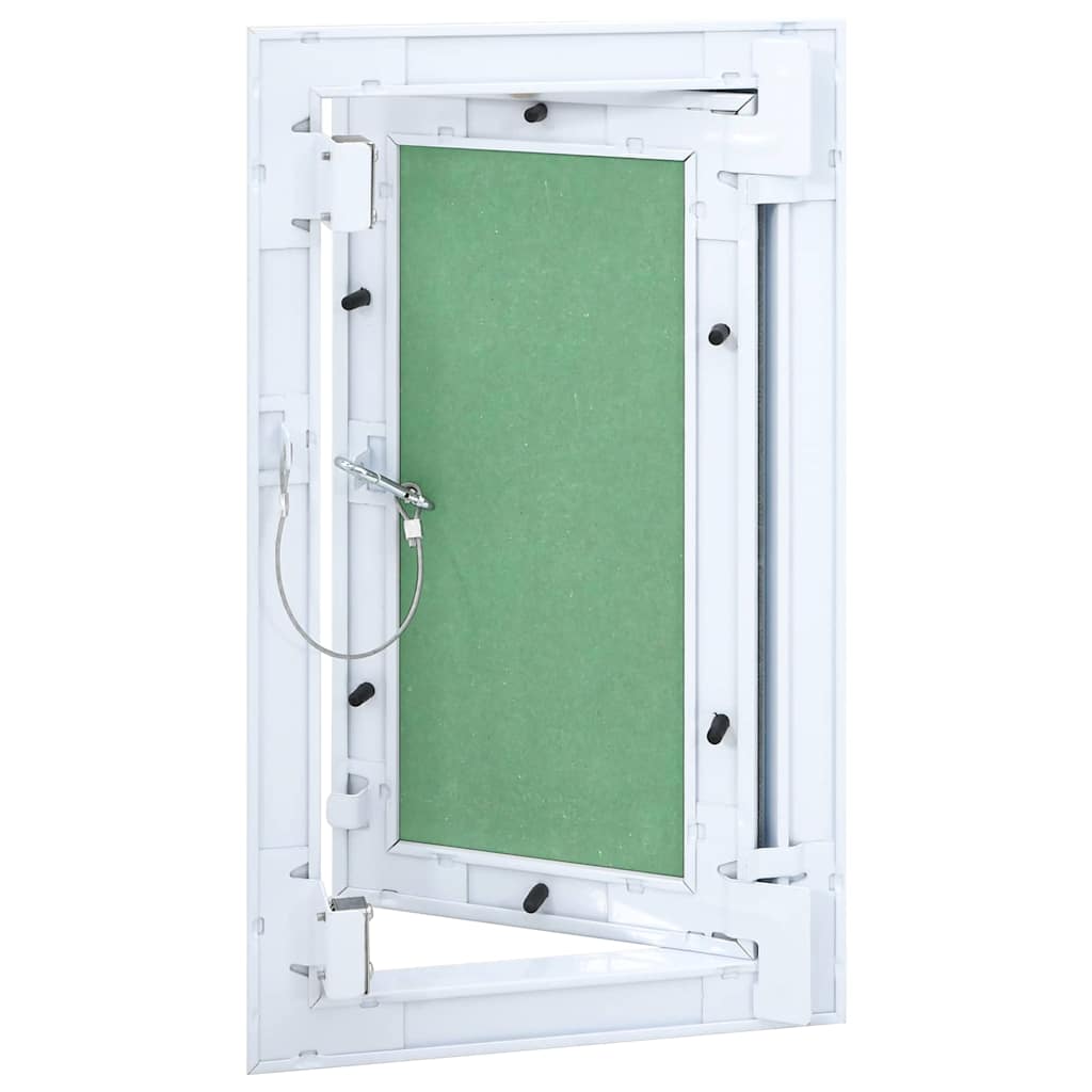 vidaXL Panel dostępu Zielony i Srebrny 25 x 45 cm