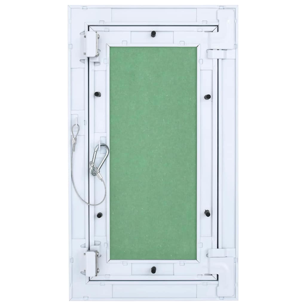 vidaXL Panel dostępu Zielony i Srebrny 25 x 45 cm