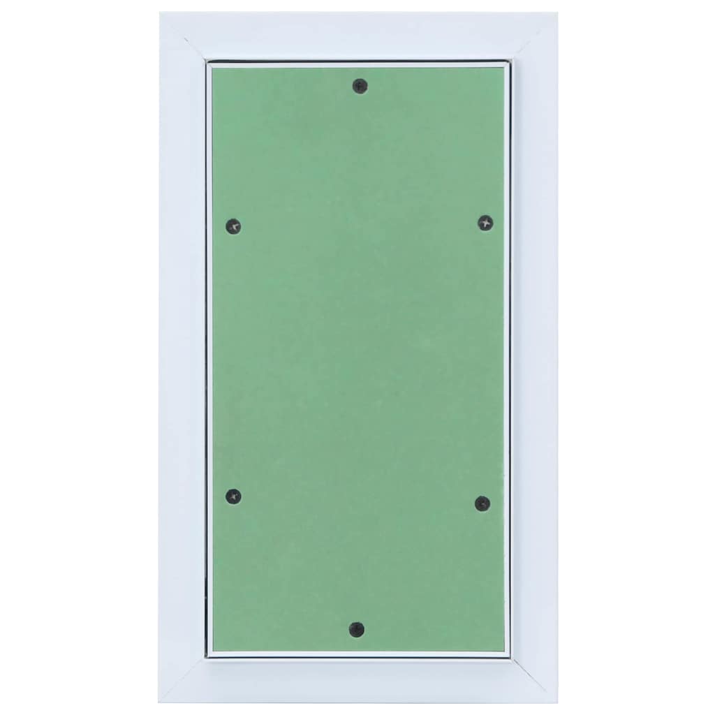 vidaXL Panel dostępu Zielony i Srebrny 25 x 45 cm
