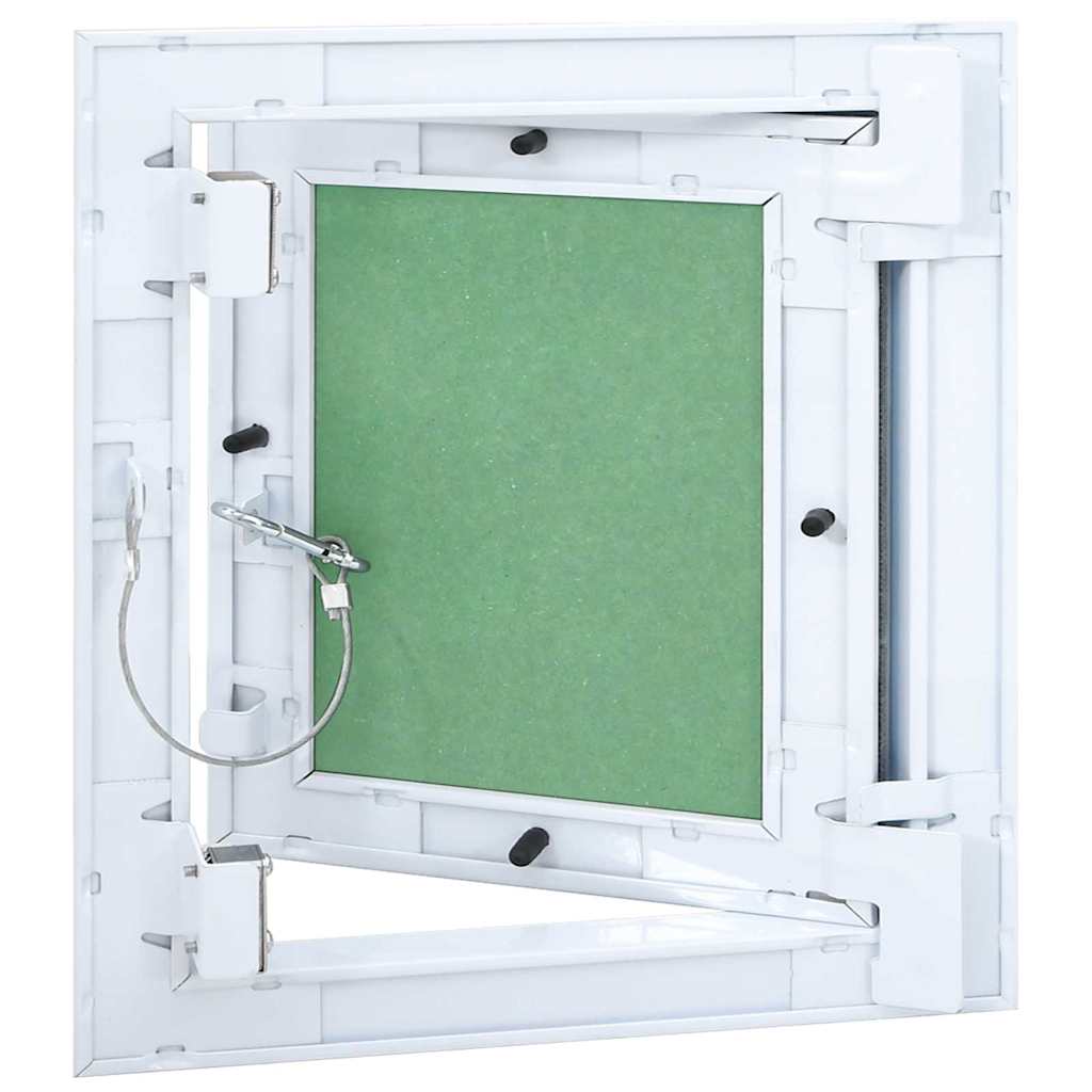 vidaXL Panel dostępu Zielony i Srebrny 30 x 30 cm