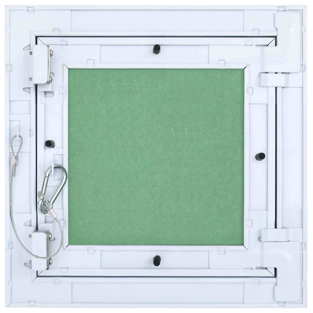 vidaXL Panel dostępu Zielony i Srebrny 30 x 30 cm