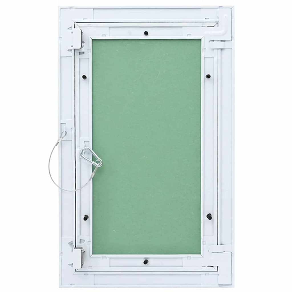 vidaXL Panel dostępu Zielony i Srebrny 30 x 45 cm