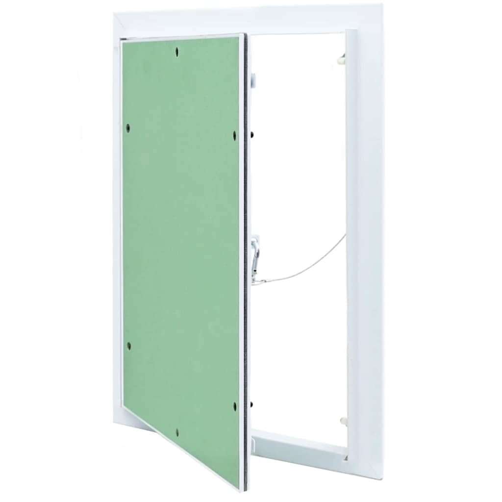 vidaXL Panel dostępu Zielony i Srebrny 35 x 45 cm