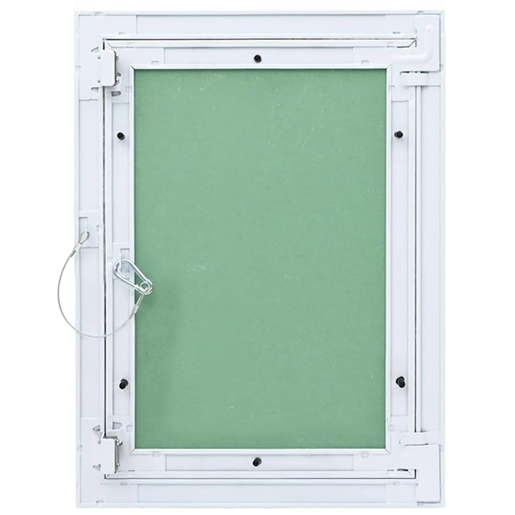 vidaXL Panel dostępu Zielony i Srebrny 35 x 45 cm