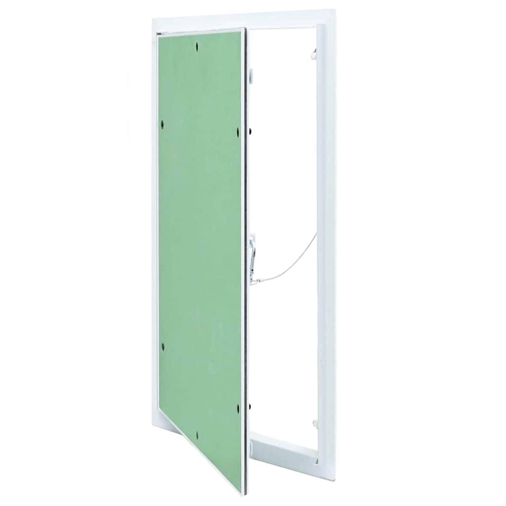 vidaXL Panel dostępu Zielony i Srebrny 35 x 55 cm
