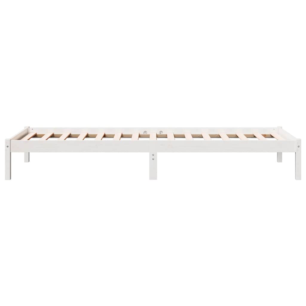 vidaXL Dłuższe łóżko bez materaca, 90x210 cm, lite drewno sosnowe
