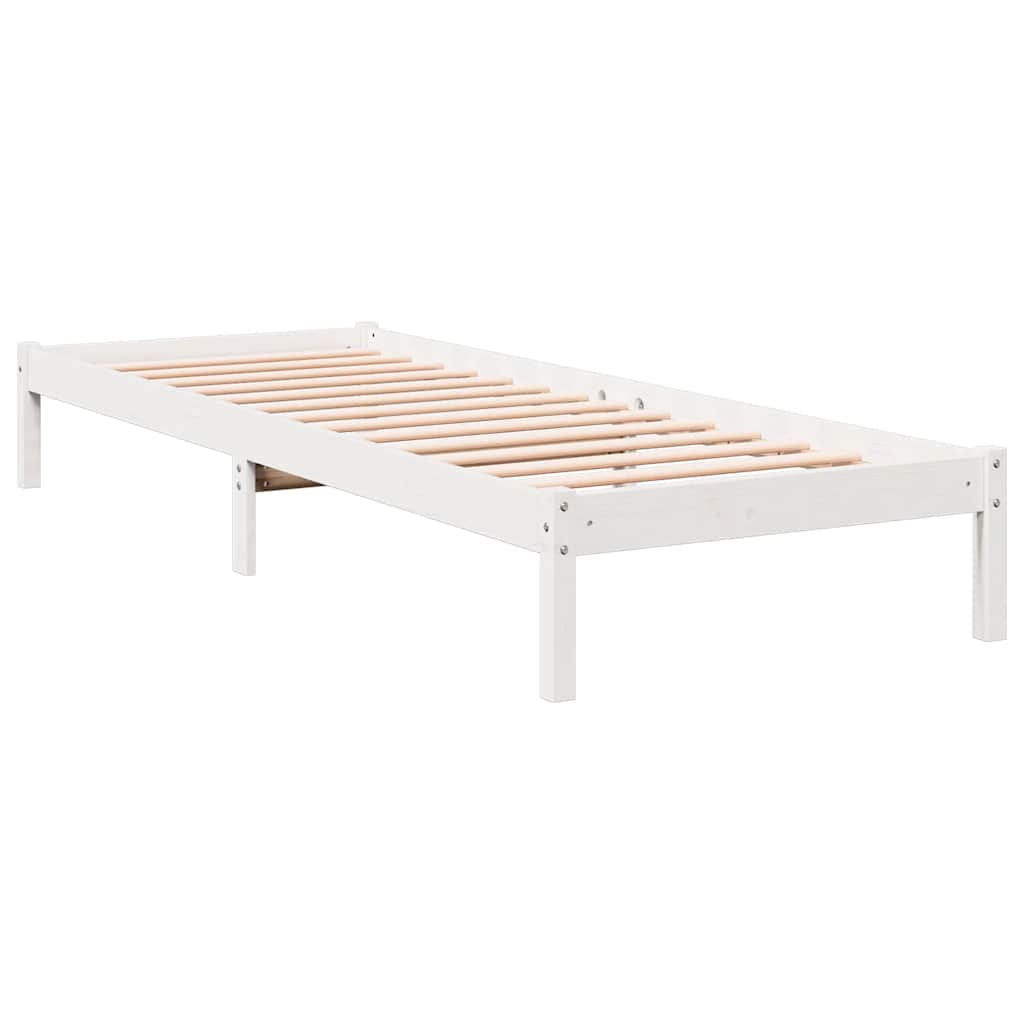 vidaXL Dłuższe łóżko bez materaca, 90x210 cm, lite drewno sosnowe