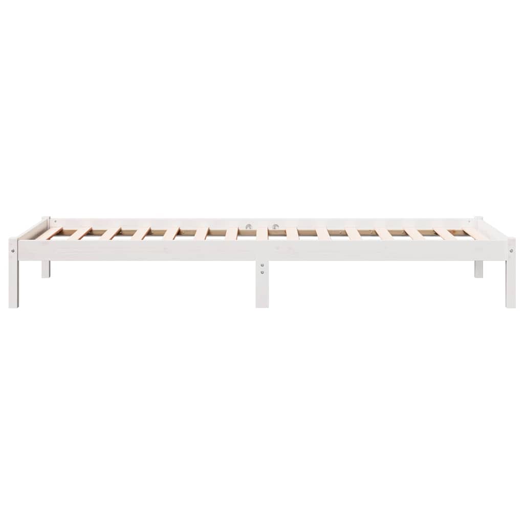 vidaXL Dłuższe łóżko bez materaca, 100x210 cm, lite drewno sosnowe