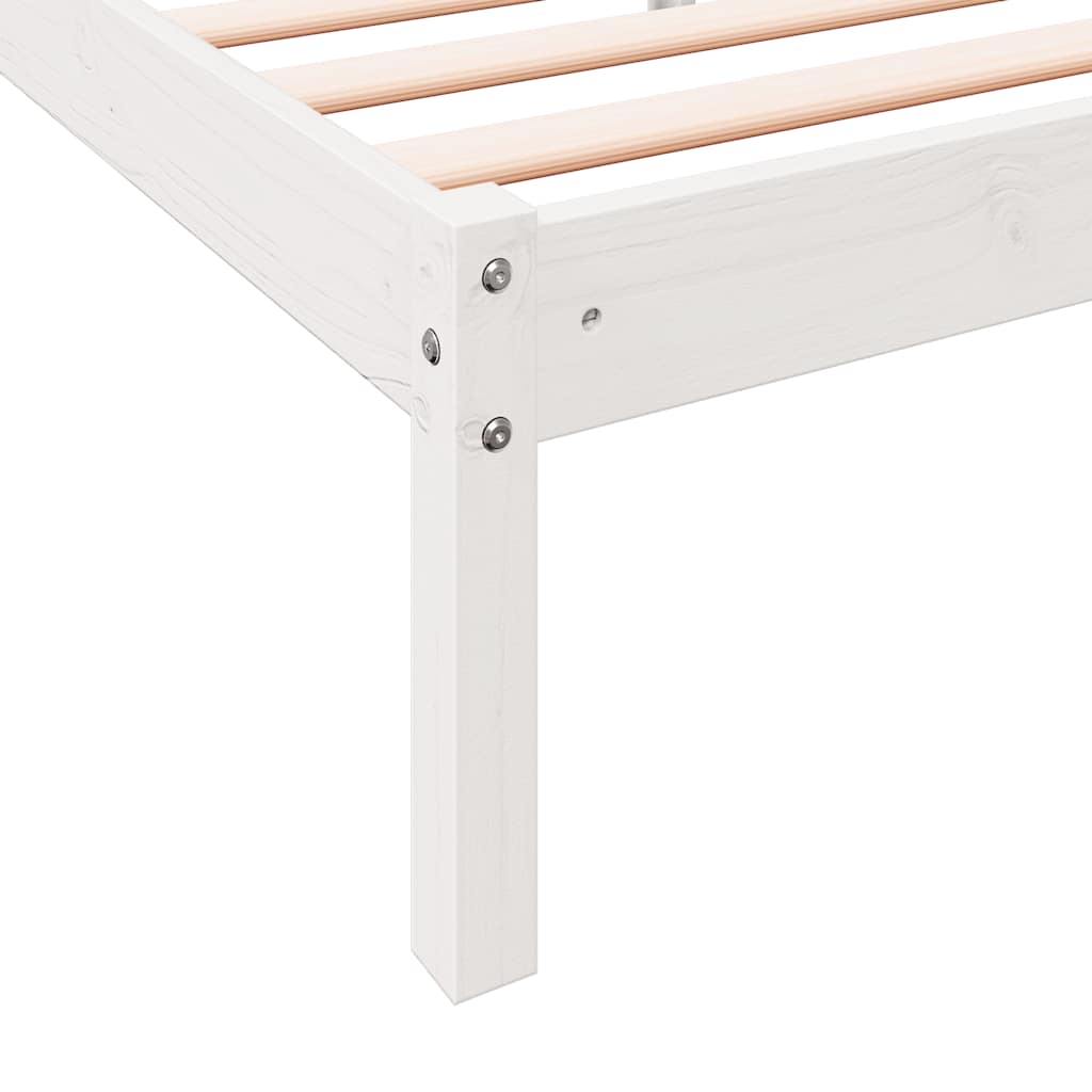 vidaXL Dłuższe łóżko bez materaca, 100x210 cm, lite drewno sosnowe