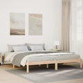 vidaXL Dłuższe łóżko bez materaca, 180x210 cm, lite drewno sosnowe