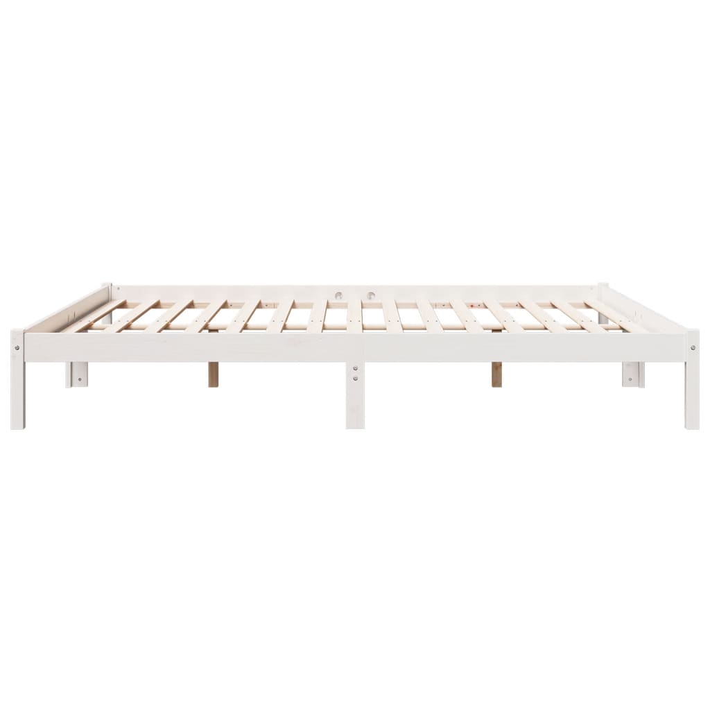 vidaXL Dłuższe łóżko bez materaca, 180x210 cm, lite drewno sosnowe