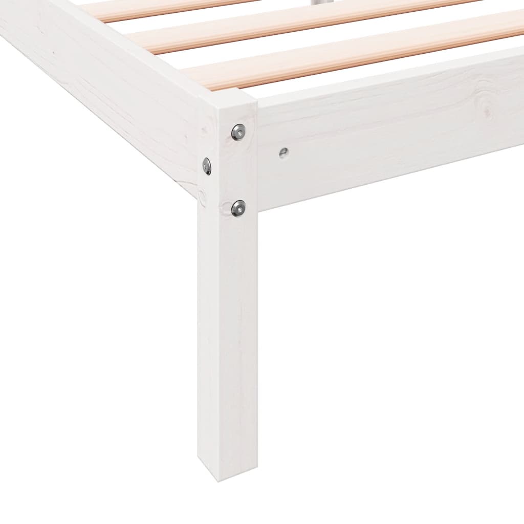 vidaXL Dłuższe łóżko bez materaca, 180x210 cm, lite drewno sosnowe