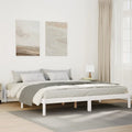 vidaXL Dłuższe łóżko bez materaca, 180x210 cm, lite drewno sosnowe