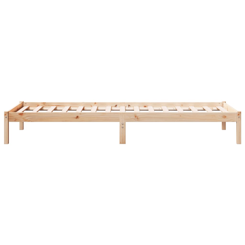 vidaXL Dłuższe łóżko bez materaca, 80x220 cm, lite drewno sosnowe