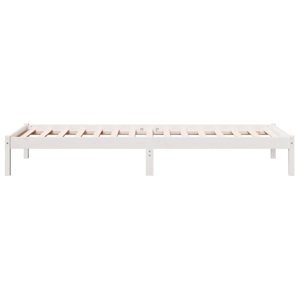 vidaXL Dłuższe łóżko bez materaca, 80x220 cm, lite drewno sosnowe