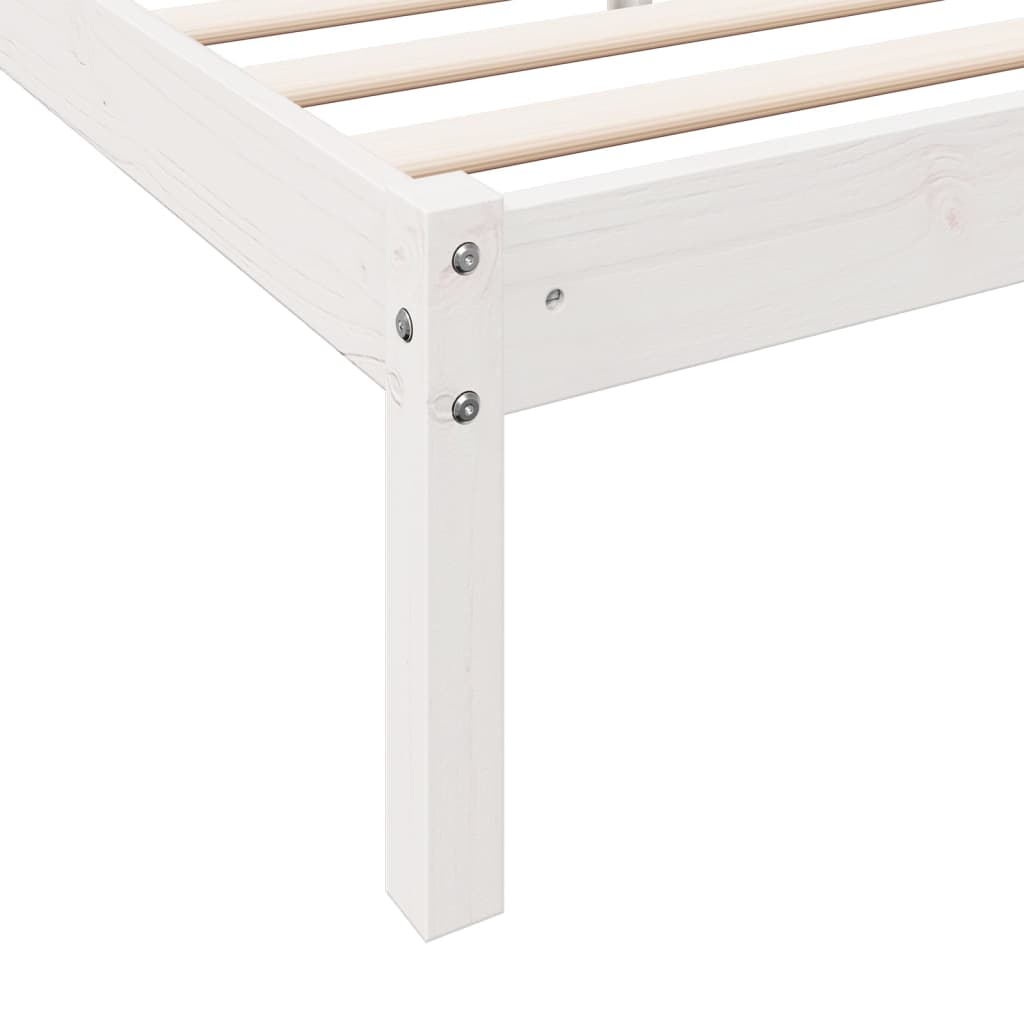 vidaXL Dłuższe łóżko bez materaca, 80x220 cm, lite drewno sosnowe