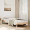 vidaXL Dłuższe łóżko bez materaca, 90x220 cm, lite drewno sosnowe