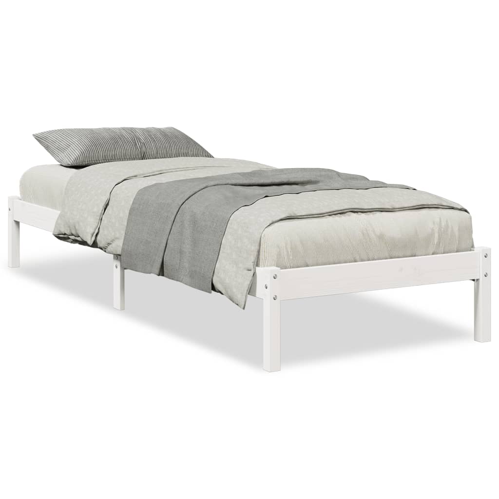 vidaXL Dłuższe łóżko bez materaca, 100x220 cm, lite drewno sosnowe