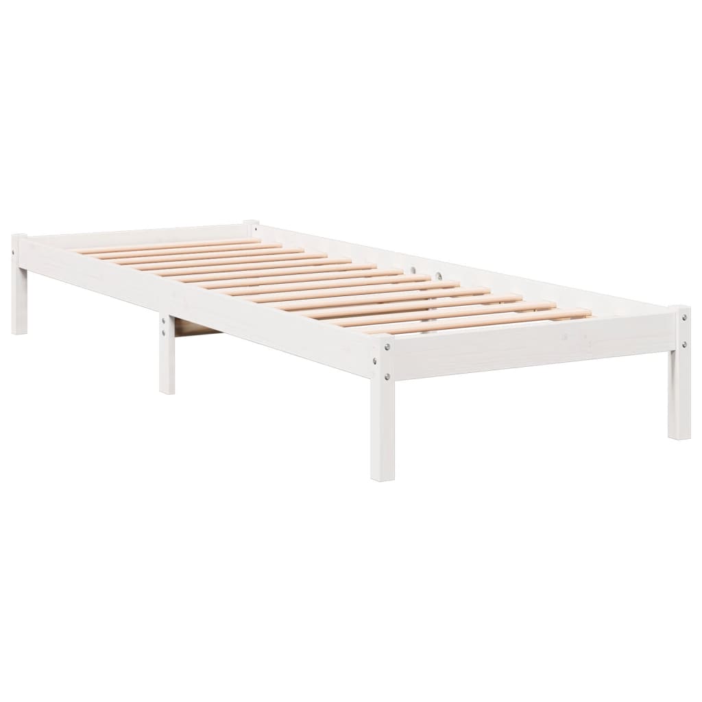 vidaXL Dłuższe łóżko bez materaca, 100x220 cm, lite drewno sosnowe