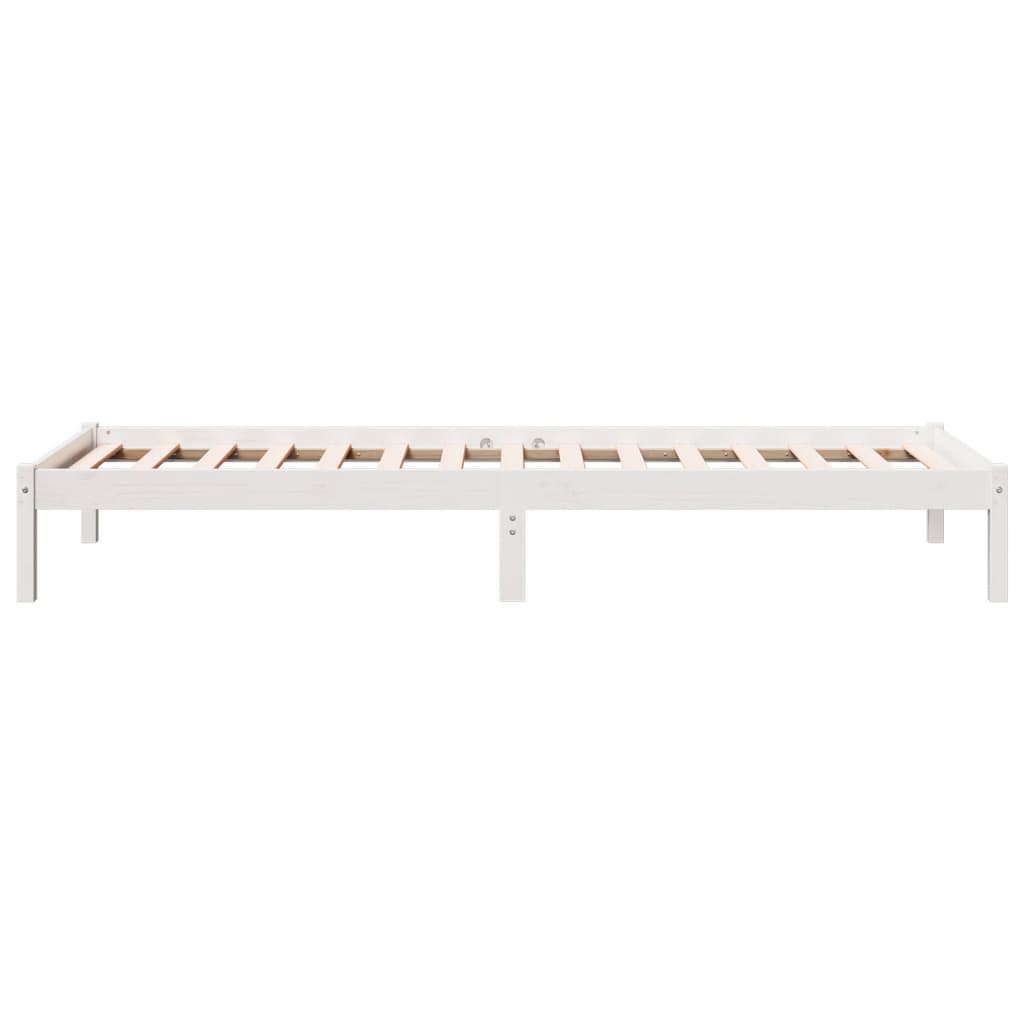 vidaXL Dłuższe łóżko bez materaca, 100x220 cm, lite drewno sosnowe