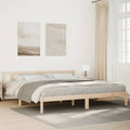 vidaXL Dłuższe łóżko bez materaca, 180x210 cm, lite drewno sosnowe
