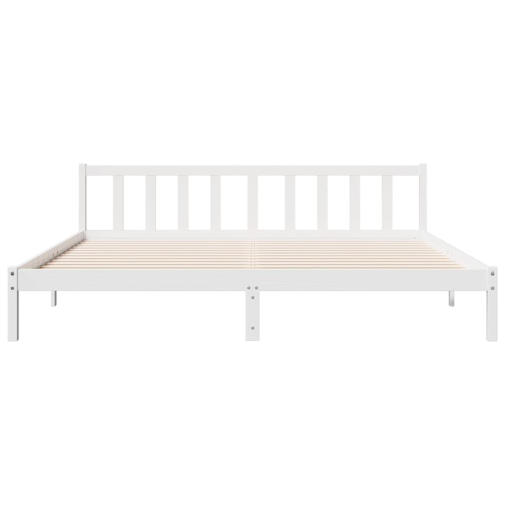 vidaXL Dłuższe łóżko bez materaca, 180x210 cm, lite drewno sosnowe