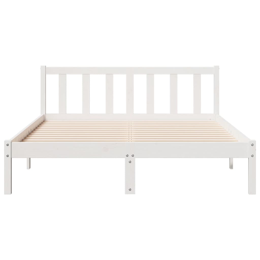 vidaXL Dłuższe łóżko bez materaca, 160x220 cm, lite drewno sosnowe